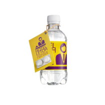 Visitekaartje met pepermunt 330 ml bronwater