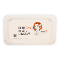 Kartonnen bordje rechthoek bedrukken