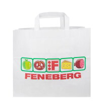 Papieren snacktas XL - 32 x 18 x 28 cm