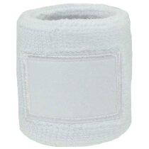 Polsband 6cm Met Label Wit acc. Wit