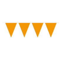 Vlaggenlijn oranje effen