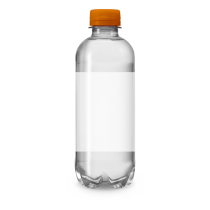 Mineraalwater in 100% R-PET-flesje bedrukken