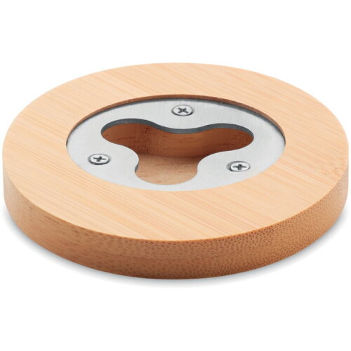 Bamboe onderzetter met opener