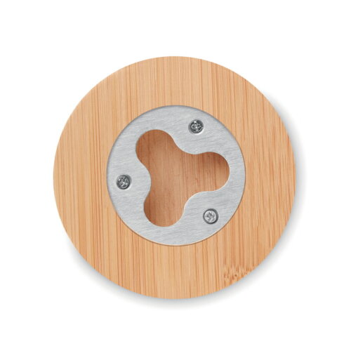 DAKAI Bamboe onderzetter met opener hout